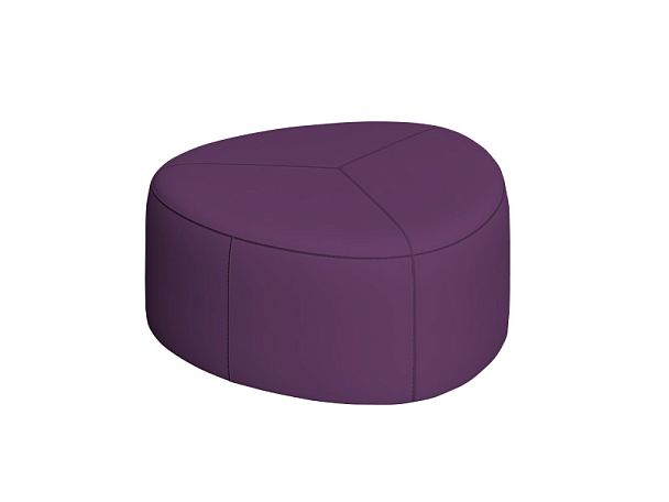 Пуф СОФТИ СФ-85 85х85х41,5h Velutto 25 (велюр) фиолетовый "Пуфы и банкетки"  ТК-002920003503 фиолетовый - Вид 1