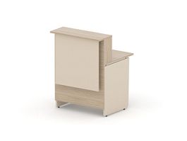 RAC122-8x8 ACCORD Стойка прямая высокая 800х800х1085 Сосна Аланд/Кашемир - Фото предпросмотра