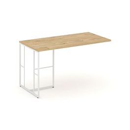 Rift Direct Брифинг-приставка RF.BR-004 Тиквуд Светлый/Металл Белый 1380*700*750 - Фото предпросмотра