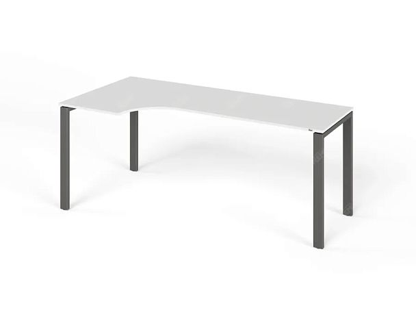 ЛАЙТ / LIGHT RLG016-16x9L Угловой стол 180x90x75 Белый - Вид 1