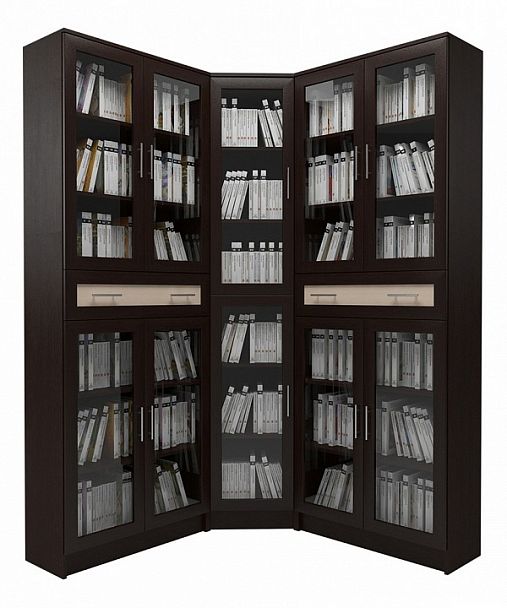 Шкаф книжный Мебелайн-29 - Вид 1