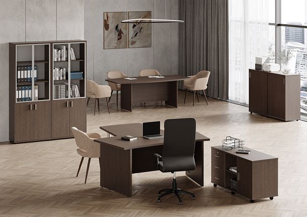 Стол для переговоров Grand 210x100x75 дуб феррара - Вид 2