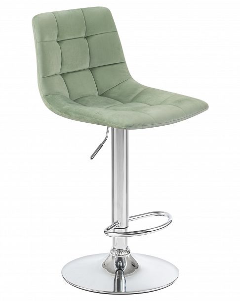 Стул барный DOBRIN TAILOR (пудрово-мятный велюр (MJ9-87)) - Вид 2