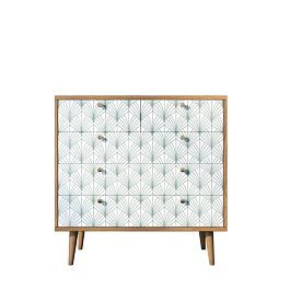 Комод Berber пять ящиков 38 принт арт BB36/Print_38 - Фото предпросмотра