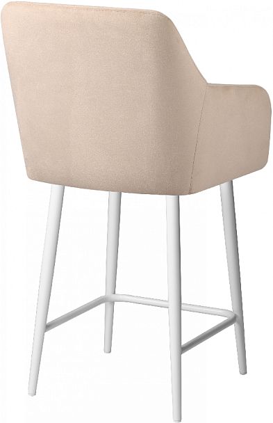 Полубарное поворотное кресло Барли К, Confetti cream/белый - Вид 5