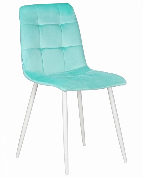 Стул обеденный DOBRIN CHILLY (Мятный Holland 50, основание черное) - Вид 1