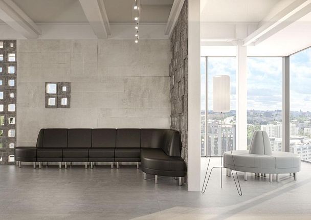 Секция 2-местная Александрия экокожа бежевая CN1123 - Вид 4