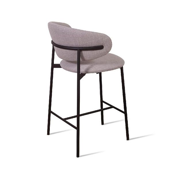 Стул полубарный Adele, рогожка wellton 912, серый - Вид 12