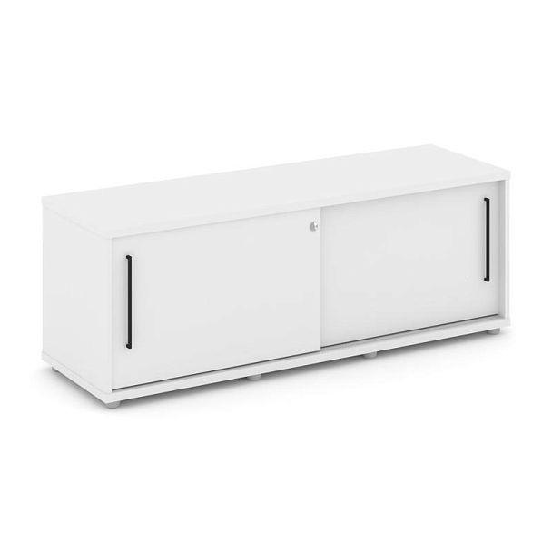 Rift Тумба опорная/приставная RF.TOPD-022 Белый Бриллиант/Металл Черный 1432*450*523 - Вид 1