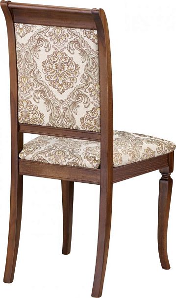 Комплект деревянных стульев с мягким сиденьем Бармс Античный орех/Бежевый жаккард, 3 шт. - Вид 3