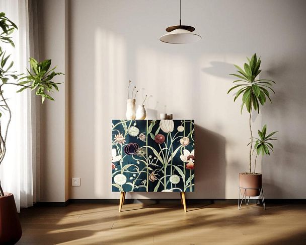 Комод Berber две дверки малый арт BB38/Print_54 - Вид 4