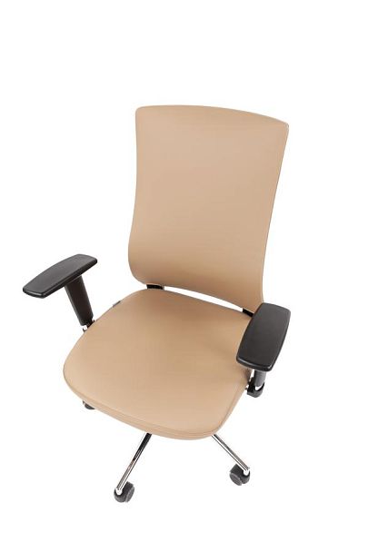 Офисное кресло Chairman 500LUX Россия экокожа бежевый БП - Вид 10