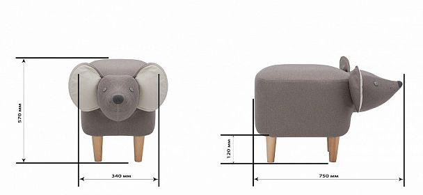 Пуф Leset Mouse Combi - Вид 8