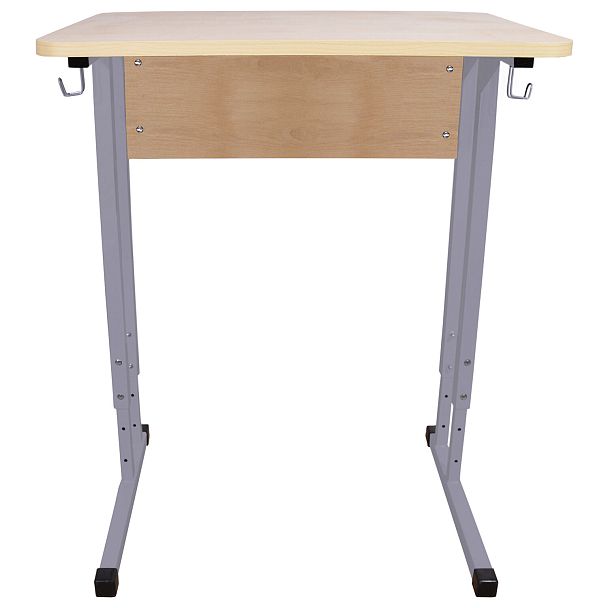Парта Умник 1-местная, регулируемая, серый каркас, ЛДСП клён, гр.2-4 - Вид 4