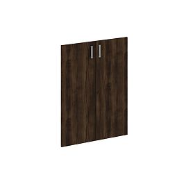 Дверь деревянная (комплект 2 шт.) без замка Борн В 555 дуб ристретто - Фото предпросмотра