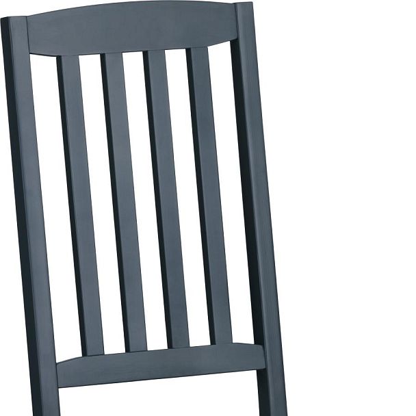 Стул деревянный с мягким сиденьем Стил Серый/Серый велюр - Вид 7