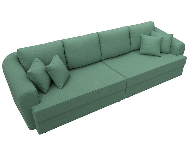 Диван прямой Милтон Рогожка зеленый - Вид 5