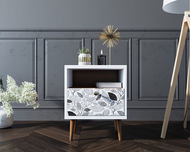 Тумбочка "Berber" с одним ящиком 9 принт - Вид 7