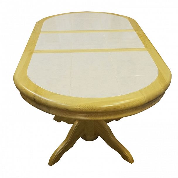 Стол "№14 с плиткой" раскладной сосна - Вид 4