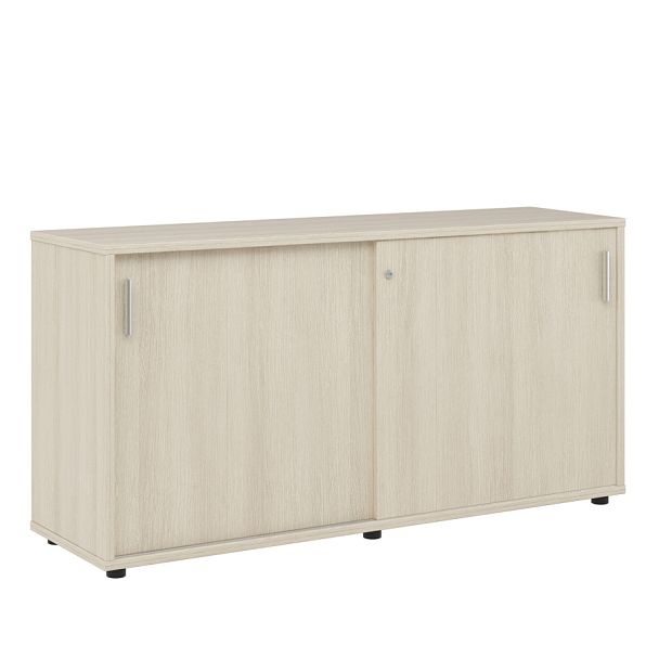 Тумба с раздвижными фасадами Trend 147x43x75 светлый дуб - Вид 1