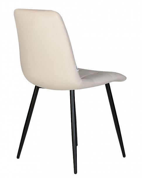 Стул обеденный DOBRIN CHILLY (Кремовый Holland 05, основание черное) - Вид 4