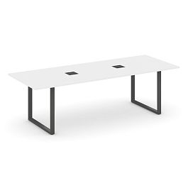 Style Project Direct Direct Стол переговорный SN-6O.SPRG-258 Белый/Металл Антрацит 2580*980*750 - Фото предпросмотра