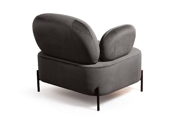 Кресло Dandy, бархат антрацит 14 - Вид 3