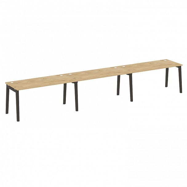 Рабочая станция "Onix wood" OW.RS-3.4.7 тиквуд светлый/дуб темный - Вид 1