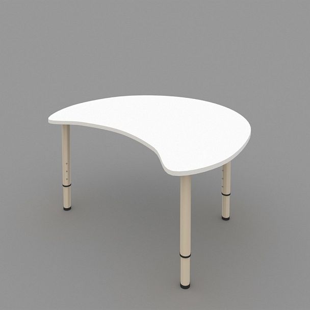 Детский стол Капля белый, гр.0-3 - Вид 1