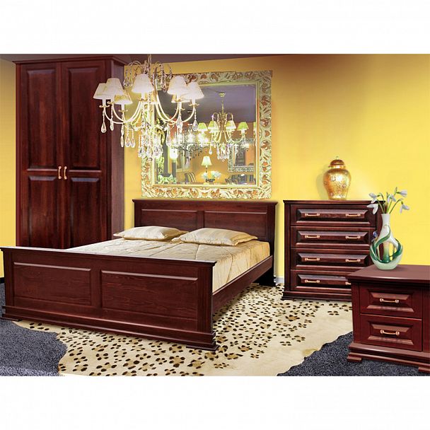 Кровать "Лирон 160" сосна - Вид 3