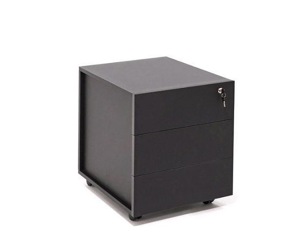 UNIO Тумба подкатная 103 101 black ЧЕРНЫЙ 44x55xh57см "ANCONA"  ТК-002907034443 черный - Вид 1