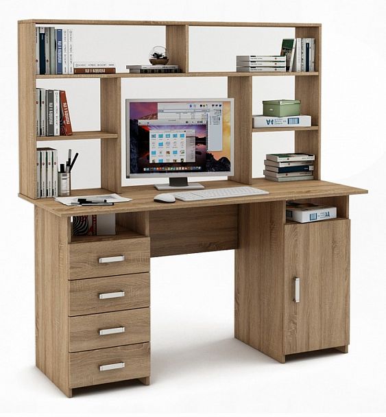 Стол компьютерный Лайт-8 СН - Вид 1