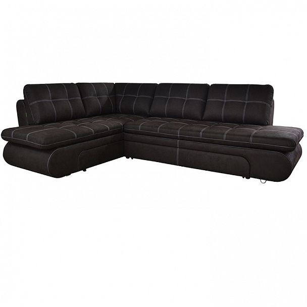 Угловой диван "Неаполь" кожа - Вид 1