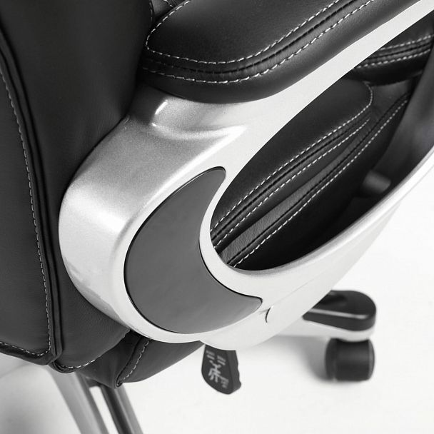 Кресло офисное BRABIX PREMIUM "Rest EX-555", пружинный блок, экокожа, черное, 531938 - Вид 12