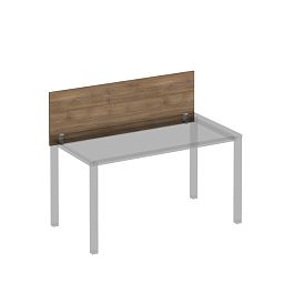 Экран для стола 140 на сером металлокаркасе КФ Комфорт КФ К.С 842 ШТ дуб шамони темный - Фото предпросмотра