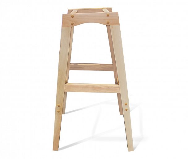 Стул барный Sheffilton SHT-ST36-3/S65 нейтральный серый/прозрачный лак - Вид 10