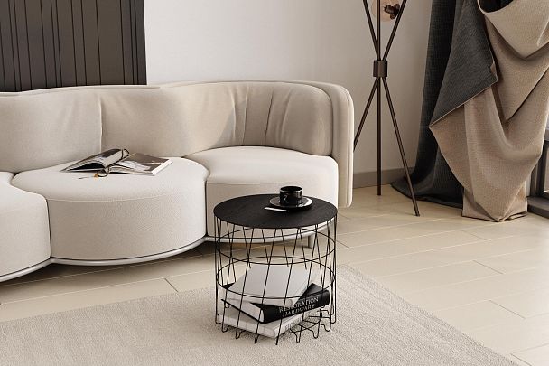 Столик журнальный Sheffilton SHT-CT41 сонора/черный муар - Вид 5