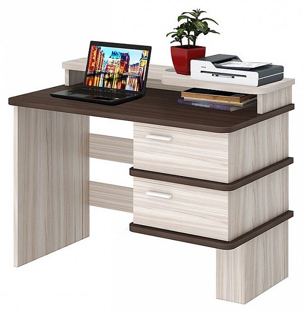 Стол компьютерный Домино СД-15 C Карамель/Шамони - Вид 2