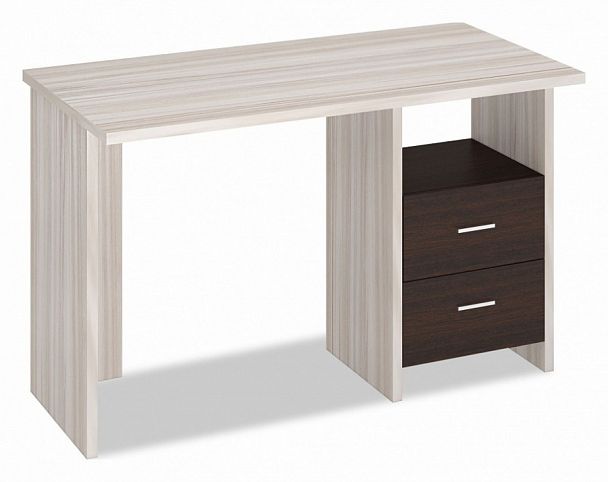 Стол письменный Домино Лайт СКЛ-Прям120 Венге/Карамель - Вид 1