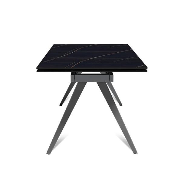 Стол раскладной Asti (160+40+40), керамика матовая Black Gold - Вид 3