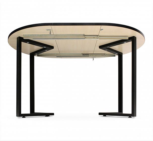 Стол раздвижной Sheffilton SHT-T41/100-140 браун cтоун/черный - Вид 6