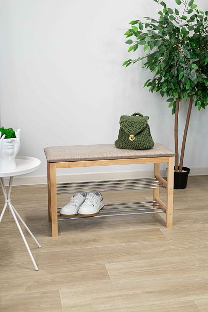 Банкетка Sheffilton SR-0628 прозрачный лак/кедровый - Вид 6