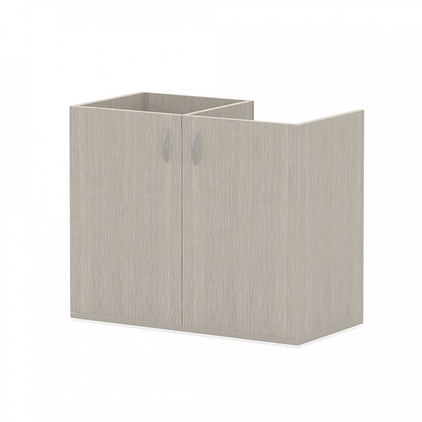 Шкаф для холодильника (необходим топ) "Лидер"  ПК-ЛДР-ШХ73Х90/35-В1-30 дуб альпийский - Вид 1