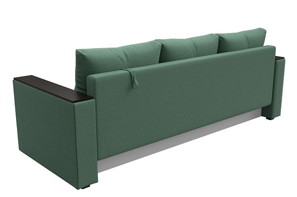 Диван прямой Атланта Лайт без стола Рогожка зеленый - Вид 6