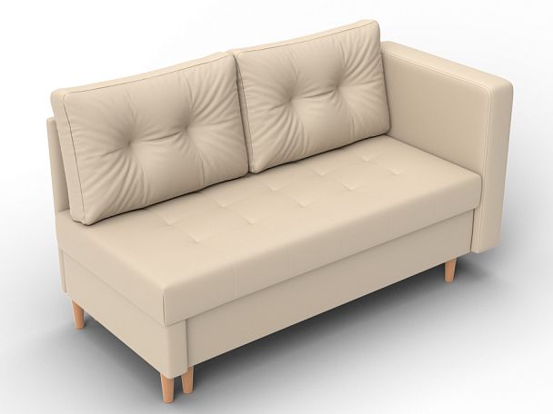 Кушетка Лига-098 Экокожа бежевый - Вид 6