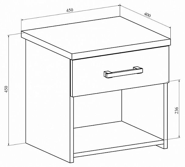 Тумбочка Виктория ВИ-16 - Вид 7