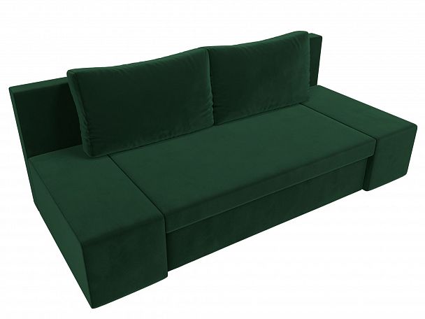 Диван прямой Сан Марко (полностью велюр зеленый) - Вид 5