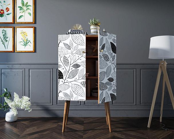 Комод на высоких ножках Berber 9 принт арт BB09/Print_09 - Вид 2