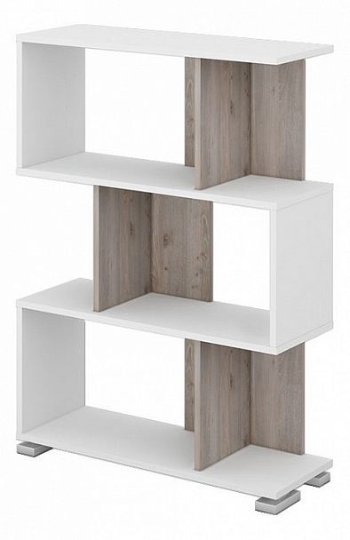 Стеллаж Домино нельсон СЛ-5-3 Белый/Нельсон - Вид 1