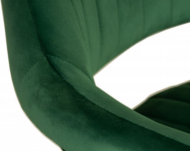 Стул барный DOBRIN CHARLY BLACK (зеленый велюр (MJ9-88)) - Вид 8